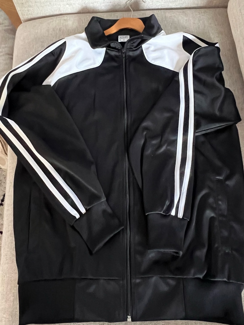 Golati Black and White Lightweight Track Jacket
